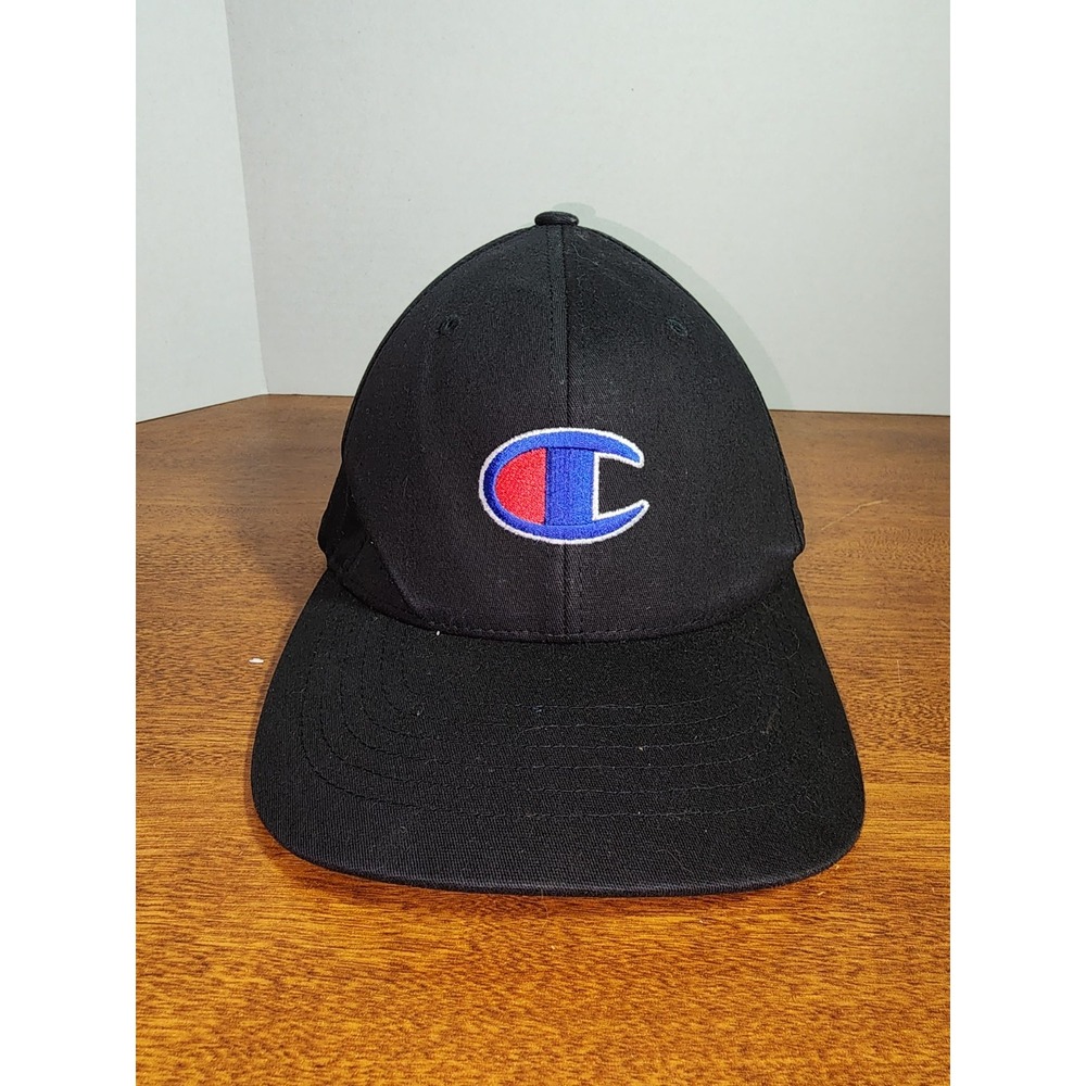 Champion Kids Black Hat Youth Flexfit S/M EUC